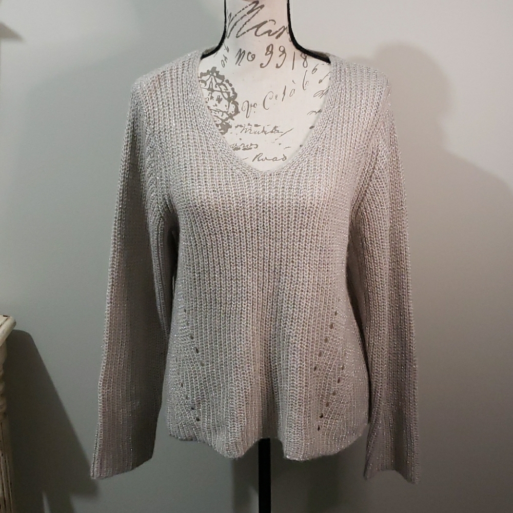 Hi low xl shimmer Sweater bar iii nwot